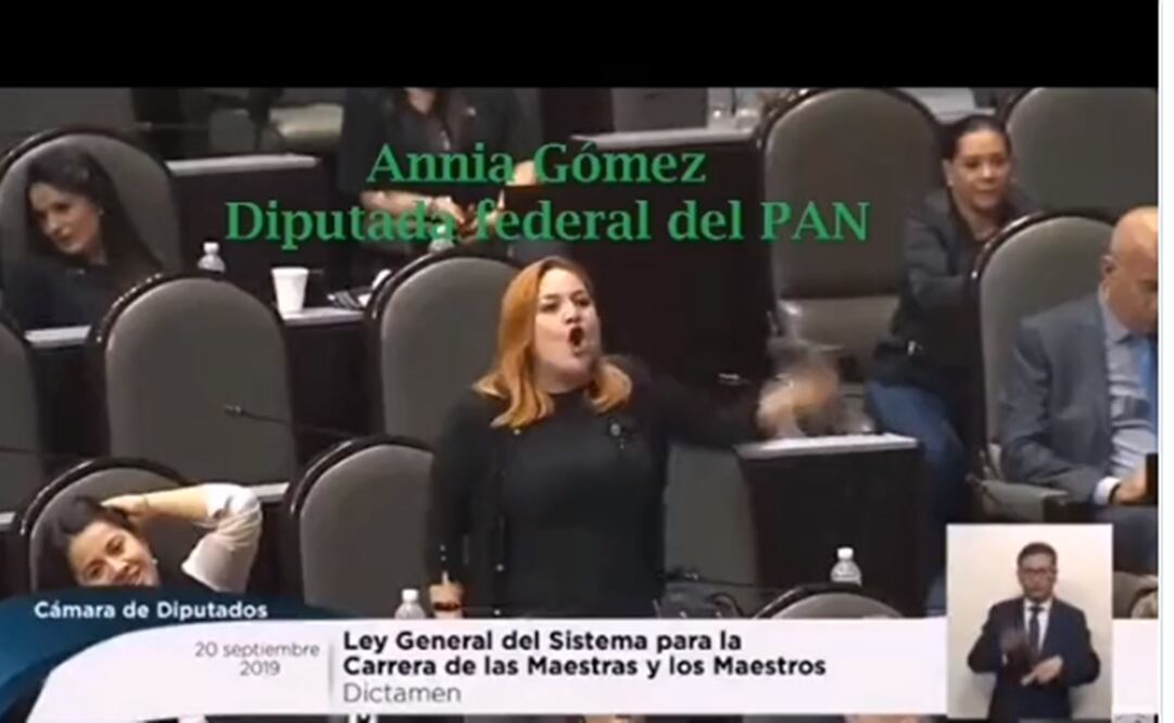 Desmiente diputada del PAN seña obscena a Noroña; "él sí lo hizo, lo voy a denunciar", dice