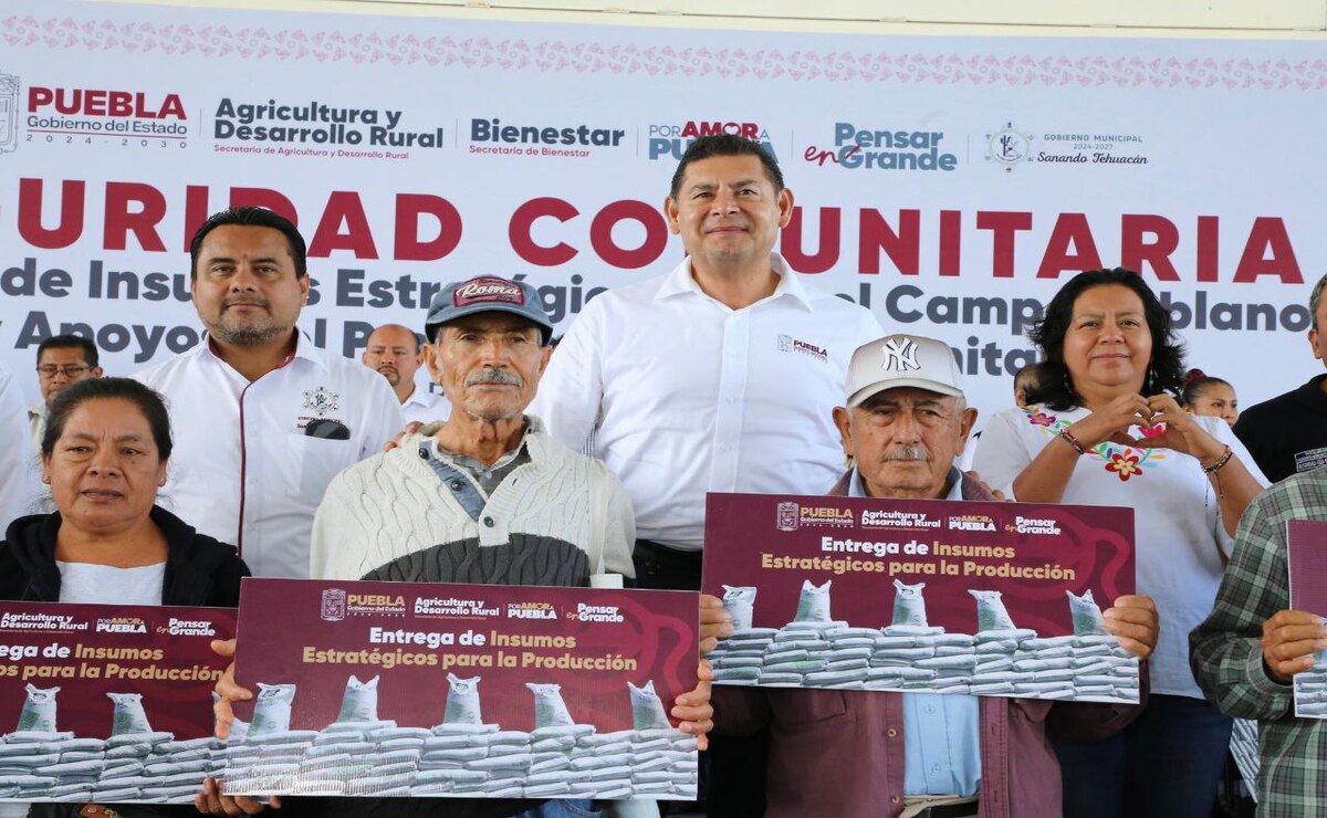 Con 25 mdp, gobierno de Puebla fortalece seguridad comunitaria y alimentaria en la región de Tehuacán