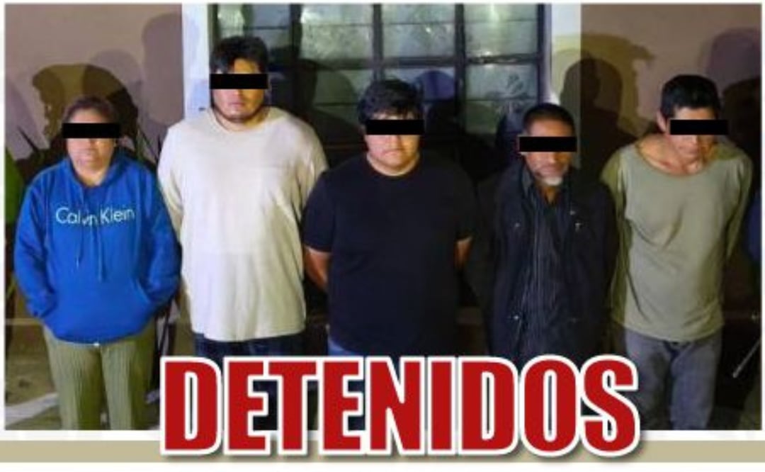 Los detenidos y los indicios asegurados quedaron a disposición del agente del Ministerio Público | Foto: FGE