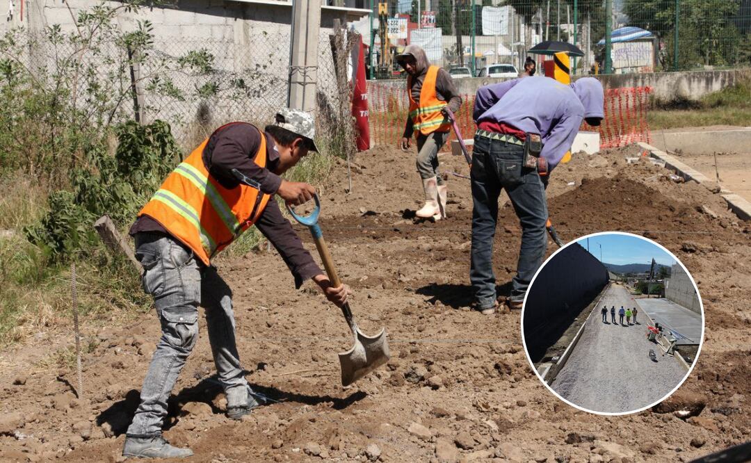 Avanzan obras de rehabilitación vial en la colonia Santa Margarita | Foto: Ayuntamiento de Puebla.