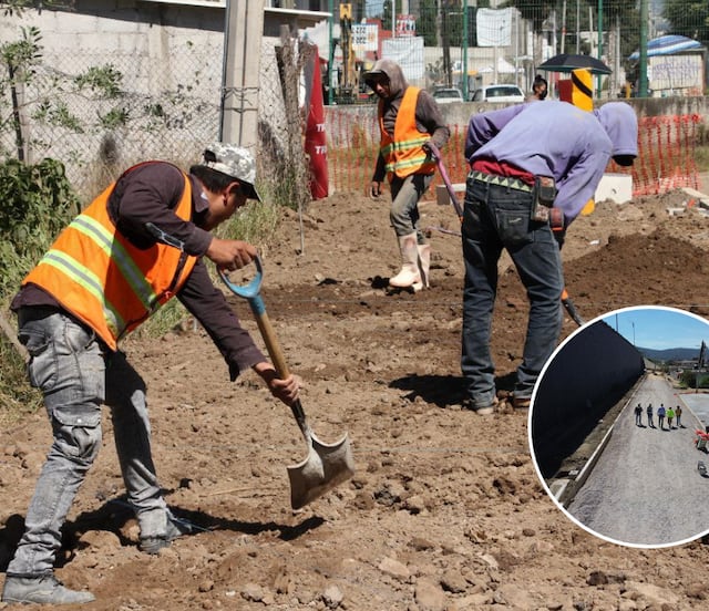 Avanzan obras de rehabilitación vial en la colonia Santa Margarita