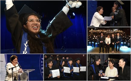 Preside Rectora Lilia Cedillo graduación del Bachillerato Internacional 5 de Mayo