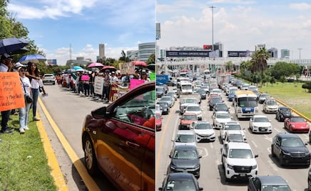 Cierran temporalmente Vía Atlixcáyotl en protesta por reforma al Poder Judicial