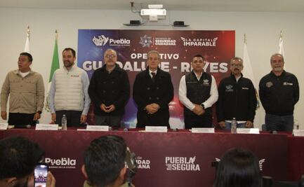 Guadalupe–Reyes en Puebla: así será el operativo de seguridad anunciado por Pepe Chedraui