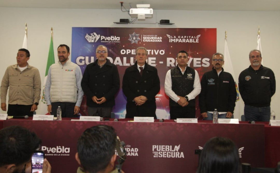 “Estamos preparados, listos y dispuestos para seguir teniendo a Puebla en paz, seguir teniendo a Puebla tranquila, preparada, limpia y segura”, expresó el alcalde | Foto: Ayuntamiento de Puebla