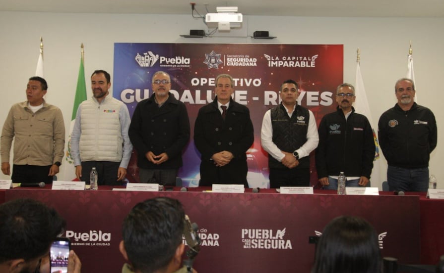 Guadalupe–Reyes en Puebla: así será el operativo de seguridad anunciado por Pepe Chedraui