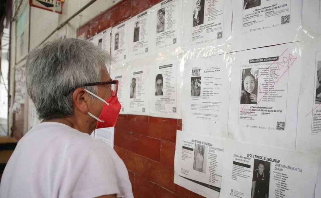 Las cifras de personas desaparecidas varían entre la FGE y las organizaciones civiles | Foto: Agencia Es Imagen para El Universal Puebla
