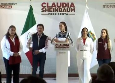 Tren CMDX-Puebla y República para mujeres, plantea Claudia Sheinbaum en Tehuacán