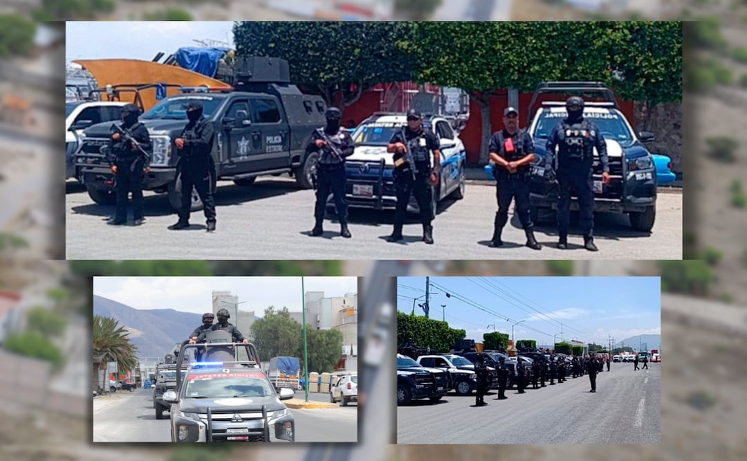 Las acciones de disuasión incluyeron patrullajes con apoyo de un helicóptero de las fuerzas estatales | Foto: SSP