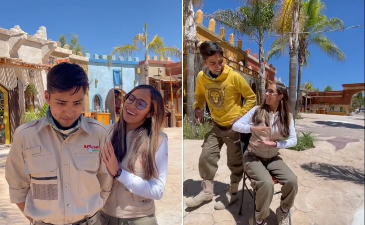 VIDEO. Africam Safari se viraliza por subirse a tendencia de Barbie y Ken en TikTok