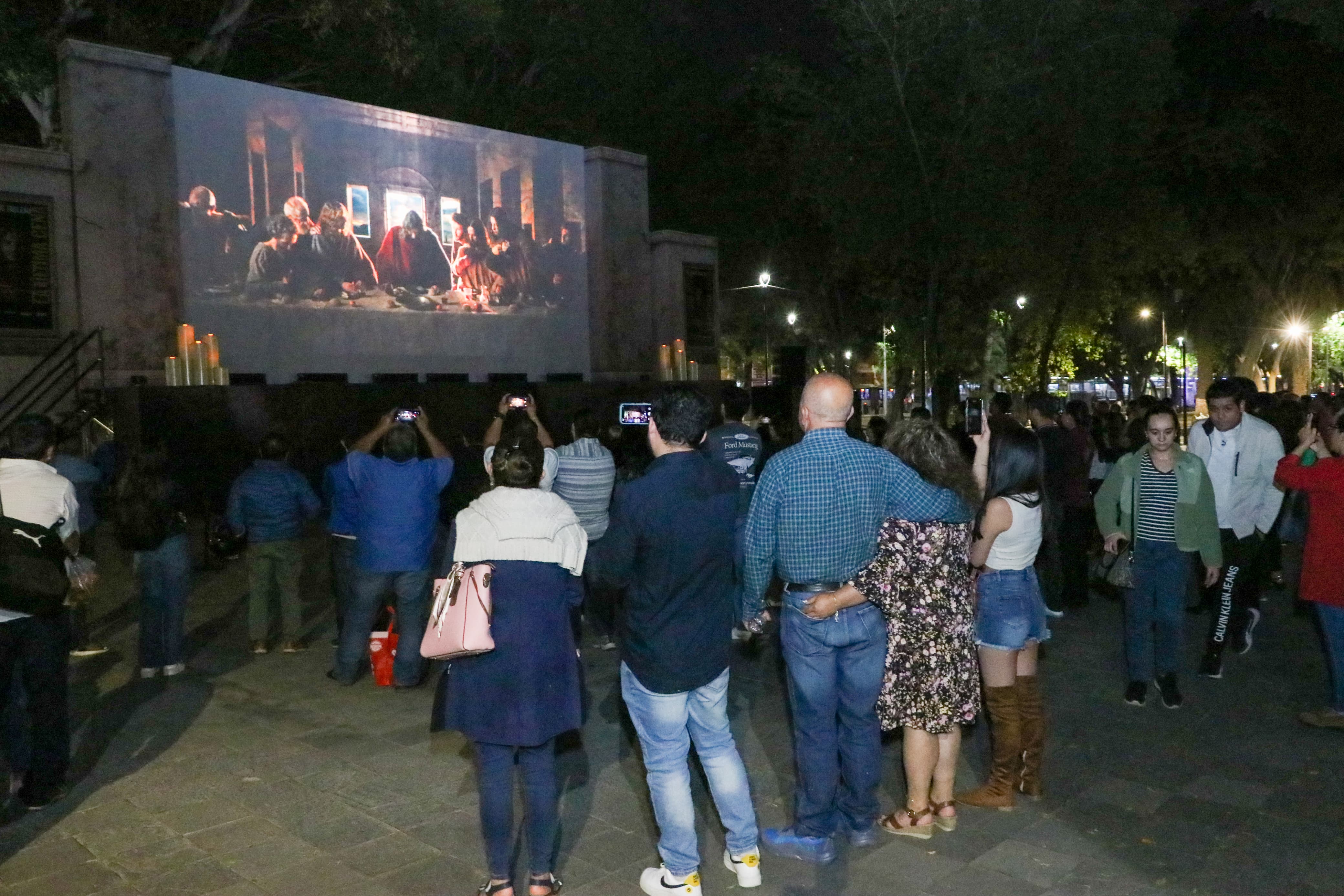 La obra fue creada para conmemorar el 500 aniversario luctuoso de Leonardo Da Vinci | Foto: Gobierno de Puebla