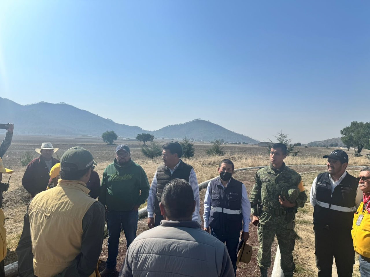 El incendio que abarcó los municipios de Libres, Ocotepec e Ixtacamaxtitlán está casi controlado | Foto: Javier Aquino Limón