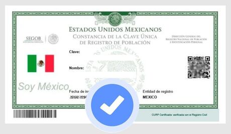 Qué es la CURP certificada y cómo se obtiene
