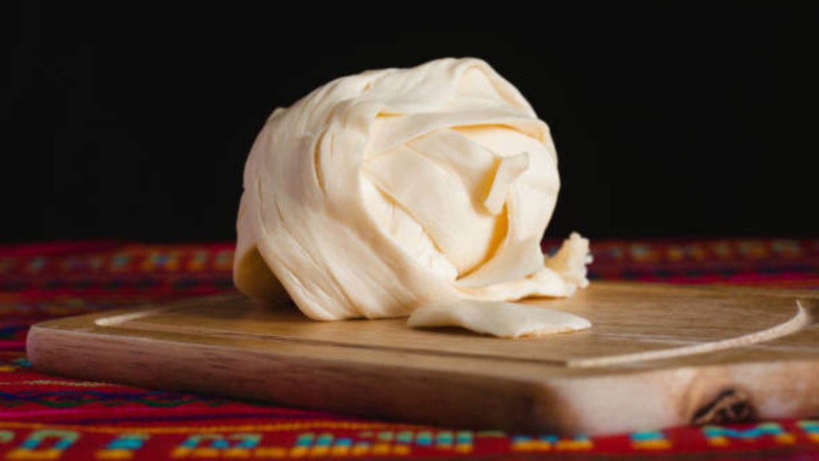 El queso Oaxaca, entre los mejores del mundo. Fuente: iStock