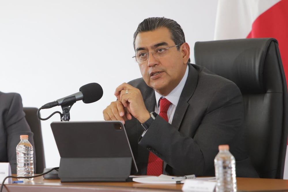 El gobernador Sergio Salomón Céspedes hizo el anuncio este viernes 22 de septiembre| Agencia Es Imagen para El Universal Puebla