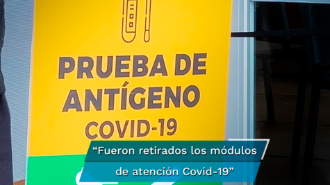 Descenso de pacientes en módulos y consultorios de test Covid-19
