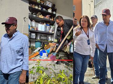 Gobierno de Puebla recorre zona afectada por lluvia y granizada en Puebla