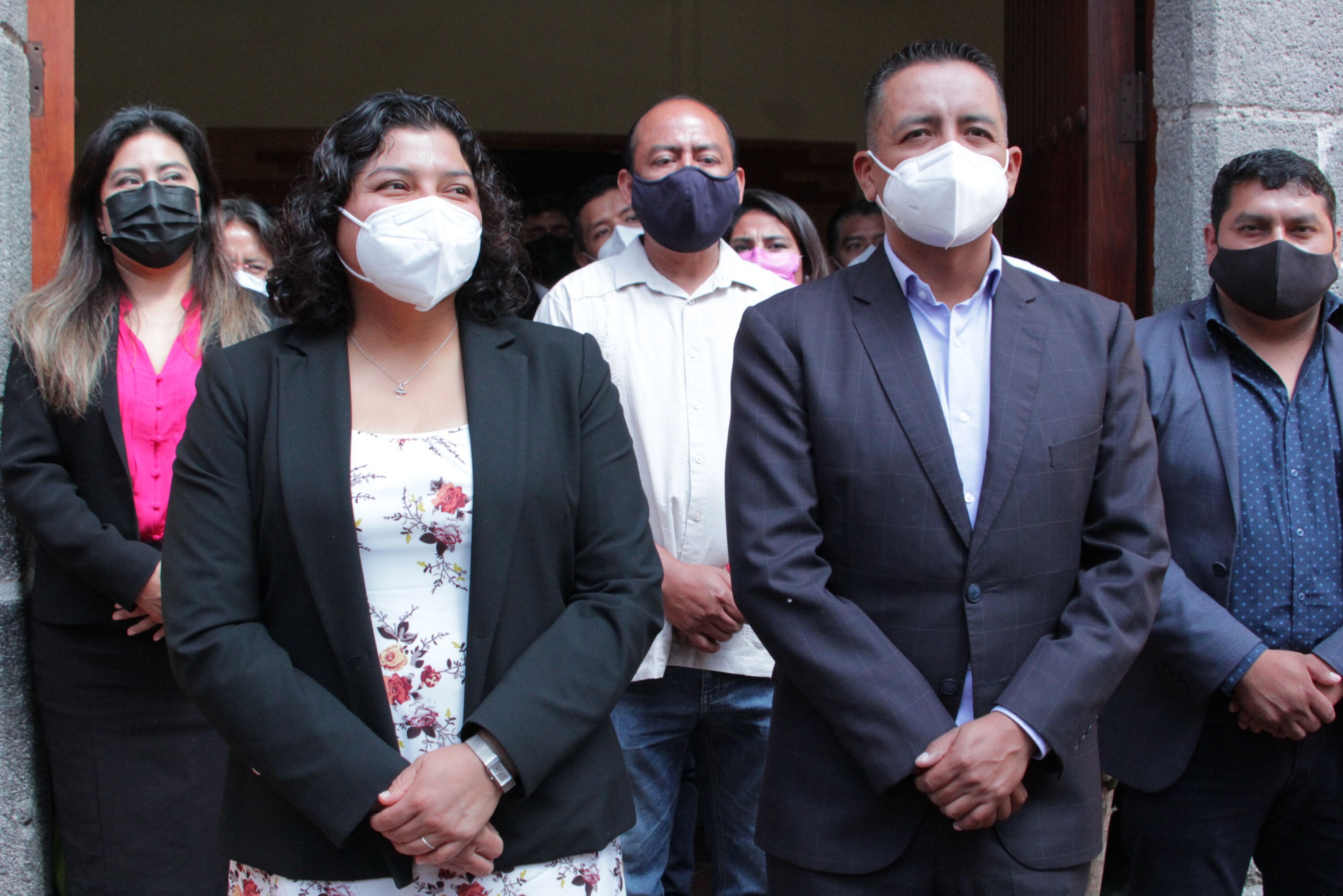 Supervisa Mundo Tlatehui obras que heredará de Karina Pérez en Cholula
