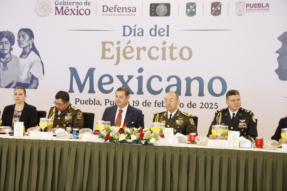 Alejandro Armenta destacó labor del Ejército mexicano | Foto: Gobierno del Estado