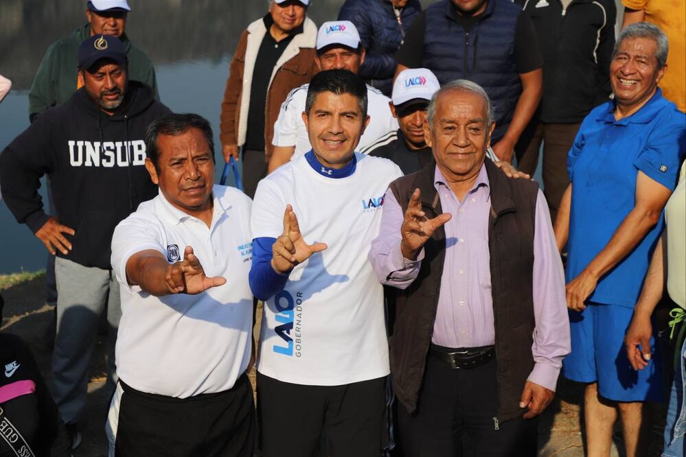 El candidato Lalo Rivera visitó Ciudad Serdán | Foto: Especial