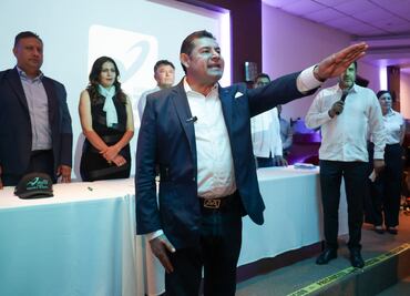 Armenta rindió protesta como candidato a la gubernatura de Puebla por Nueva Alianza