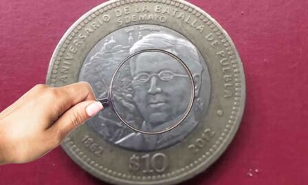 Conoce los mitos de la moneda de 10 pesos de la Batalla de Puebla
