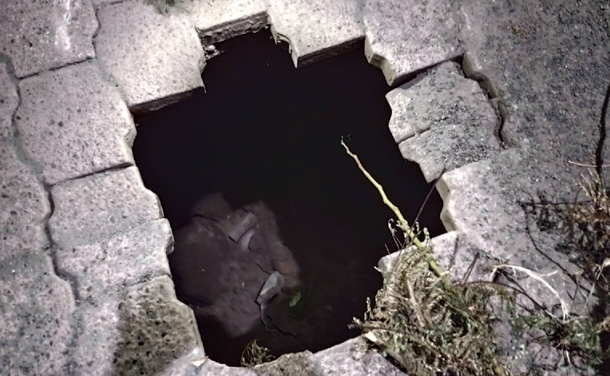 Causa alarma socavón en Izúcar de Matamoros