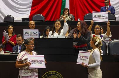 Por un México más seguro, Claudia Rivera urge a avalar la reforma a la Guardia Nacional