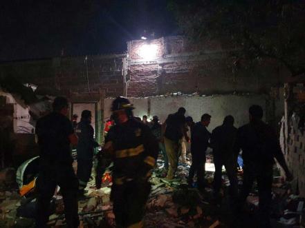 Explosión en Juan C. Bonilla. Hay cinco personas hospitalizadas