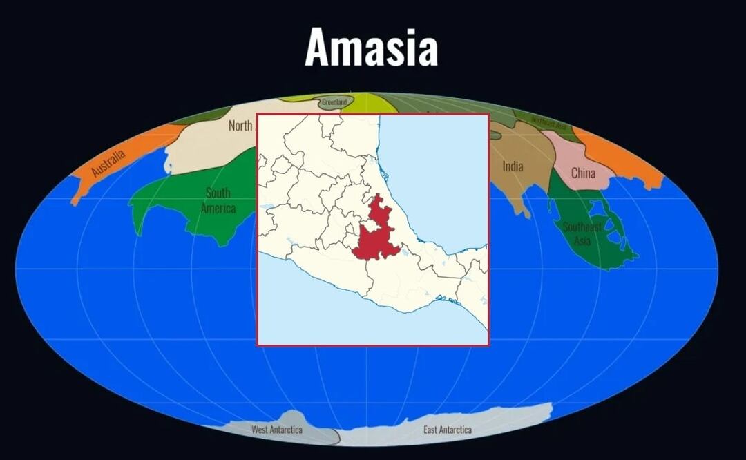 El nuevo supercontinente Amasia podría cambiar la geografía | Foto: bigthink / Wikipedia