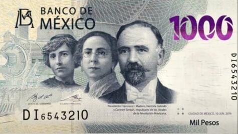 Carmen Serdán, quien fue la heroína de la Revolución Mexicana incluida en el billete de 1000 pesos