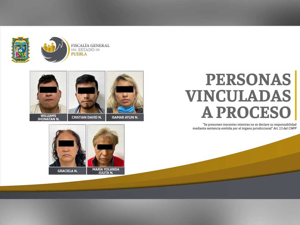 Vinculan a proceso a cinco secuestradores