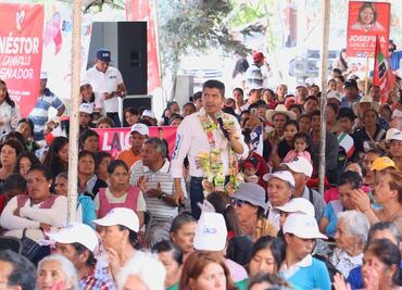 Lalo Rivera asegura en Yaonáhuac y Tlatlauquitepec que el rumbo seguro está por llegar