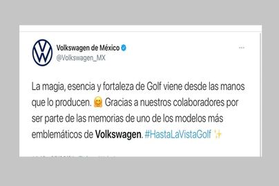 ¡Adiós, Golf! Volkswagen dejará de producirlo en Puebla