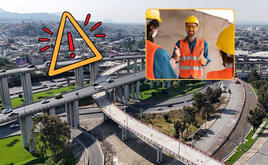 Capufe anuncia cierre en la autopista México-Puebla por obras del trolebús