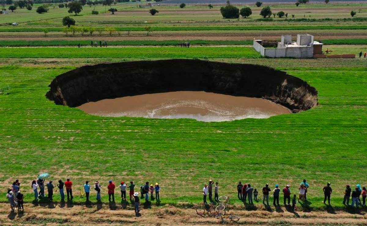 ¿Creció el socavón de Zacatepec?