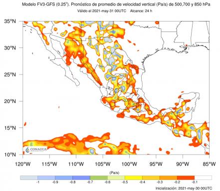 Pronóstico del clima para Puebla, 30 de mayo 2021  