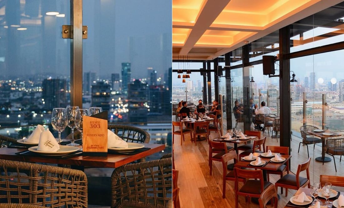 En Lomas de Angelópolis se encuentra el restaurante más alto de Puebla |
Foto: Instagram attico303