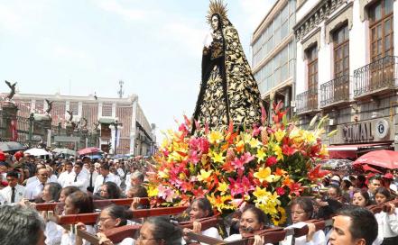 Procesión de Viernes Santo en Puebla, el Viacrucis más grande de América Latina 