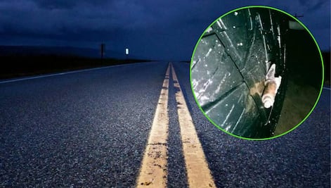 En este tramo de la autopista México-Puebla roban con poncha llantas