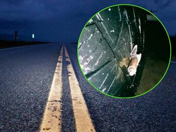 En este tramo de la autopista México-Puebla roban con poncha llantas