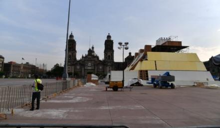 Podrás conocer Templo Mayor, lo recrean a escala en el zócalo de la CDMX