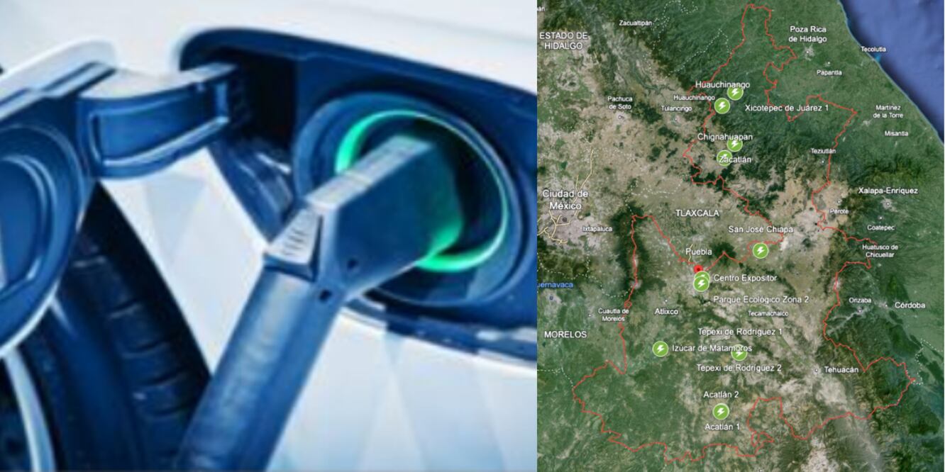 Centros de carga para vehículos eléctricos / Foto Agencia de Energía del Estado de Puebla