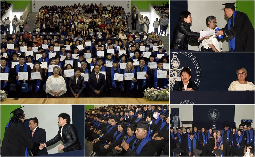 La educación transforma vidas, destacó la BUAP durante la graduación de la primera generación de licenciaturas de la Universidad para Adultos | Foto: Buap