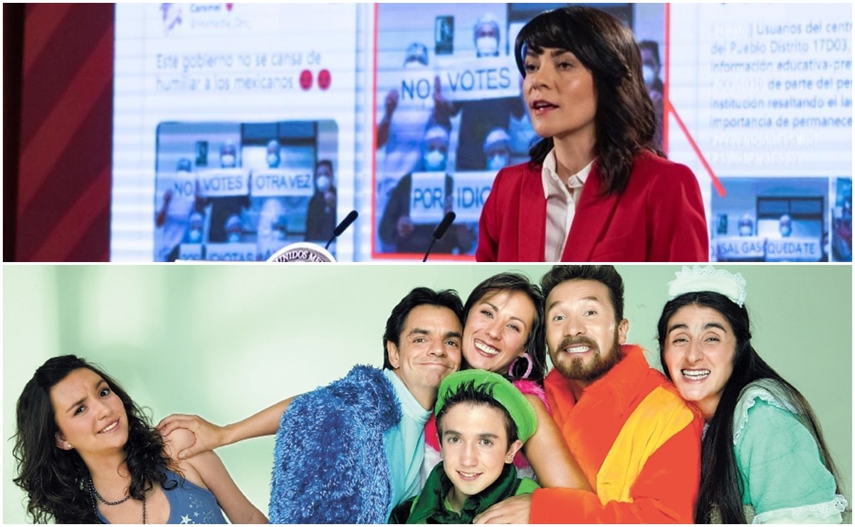 García Vilchis estrena sección en mañanera de AMLO… para contar el pleito de Derbez por la Familia P. Luche