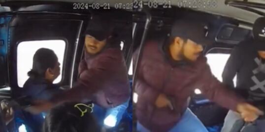 VIDEO Violento asalto en la Ruta 8 en Puebla captado en cámara