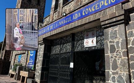 VIDEO Iglesia de Chignahuapan deja en la calle a abuelita por llegar tarde a misa