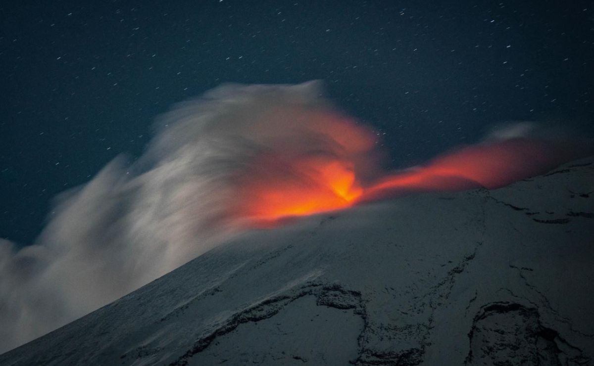 Las fotos más recientes del volcán Popocatépetl te sorprenderán