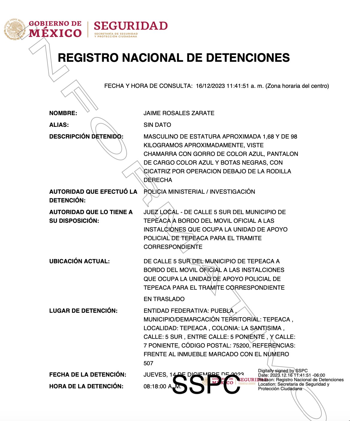 Foto: SSPC