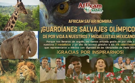 Africam Safari también premia a los medallistas olímpicos mexicanos